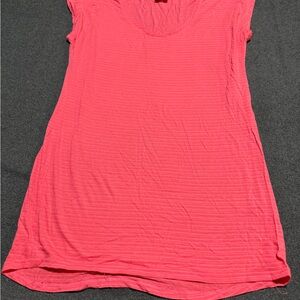 Vibrant Coral Short Sleeve Top